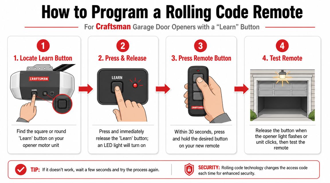 How to Program a Rolling Code Remote